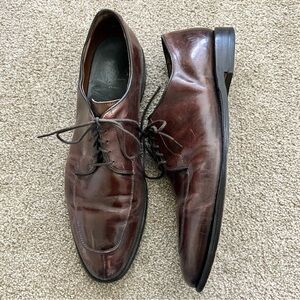 Allen Edmond Brown Size 13 D Lace Up Oxford Dress‎ Shoes